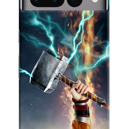 Thor Hammer Mjolnir Google Pixel 7 Pro Hard Case Back Cover by Casekaro