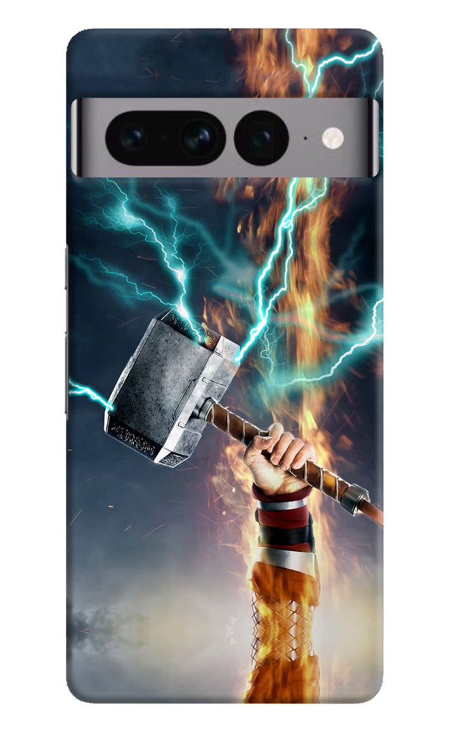 Thor Hammer Mjolnir Google Pixel 7 Pro Hard Case Back Cover by Casekaro