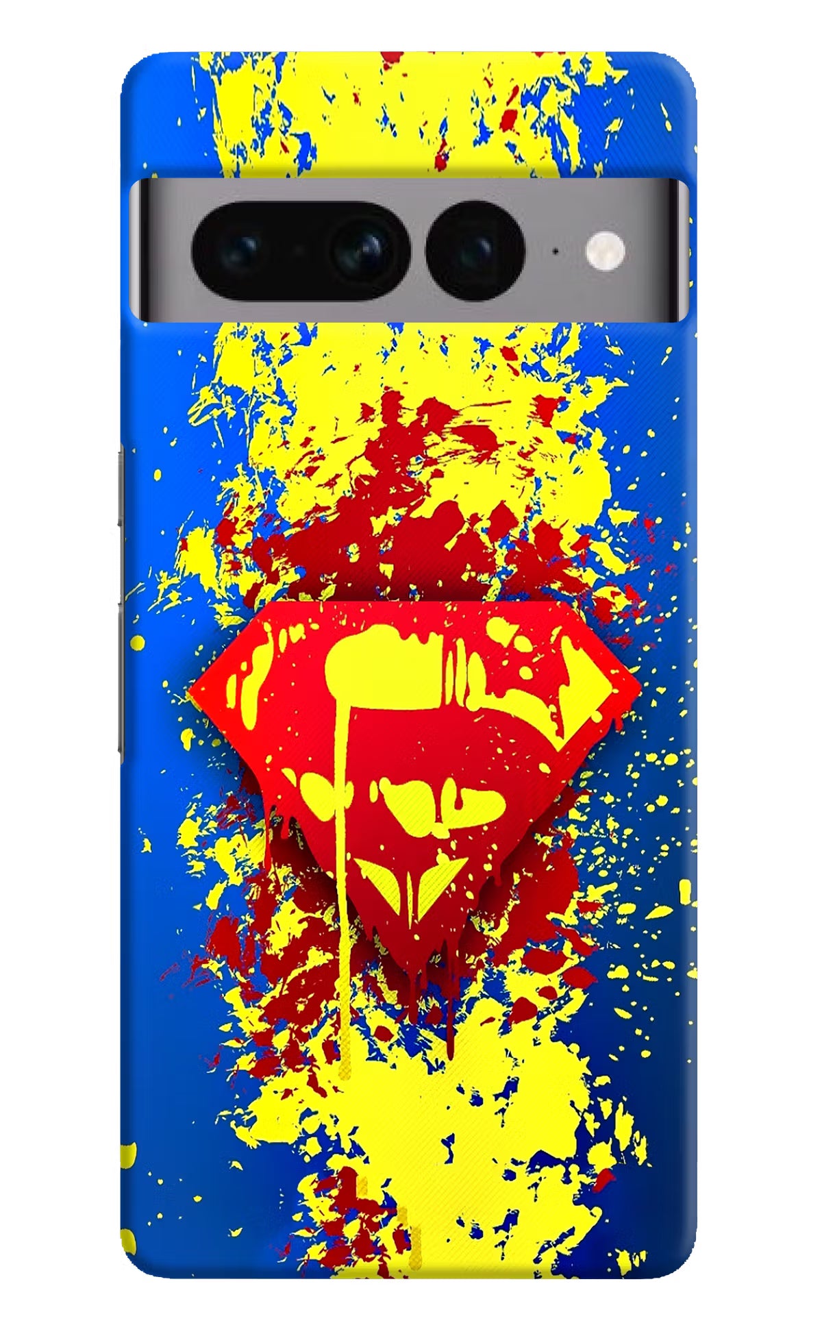 Superman logo Google Pixel 7 Pro Hard Case Back Cover by Casekaro