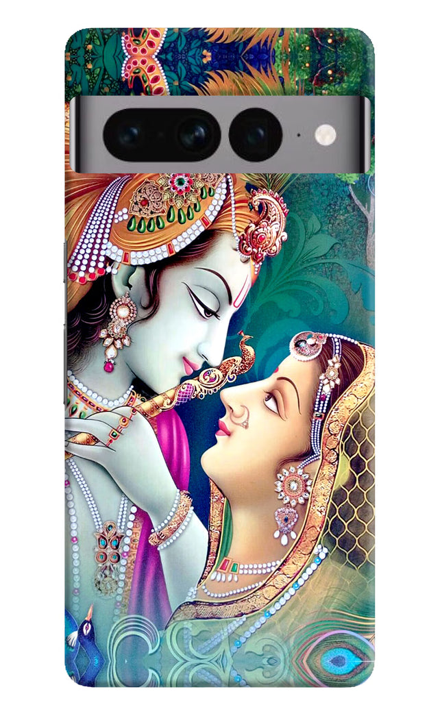 Lord Radha Krishna Google Pixel 7 Pro Hard Case Back Cover by Casekaro