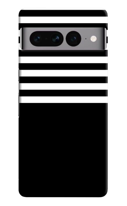 Black and White Print Google Pixel 7 Pro Hard Case Back Cover by Casekaro