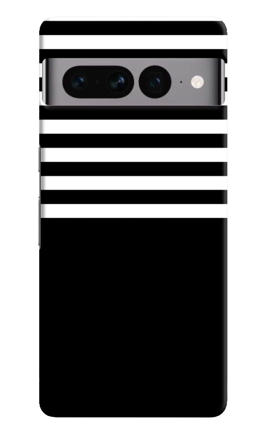 Black and White Print Google Pixel 7 Pro Back Cover, Hard case