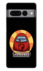 Among Us Shhh! Google Pixel 7 Pro Hard Case Back Cover by Casekaro