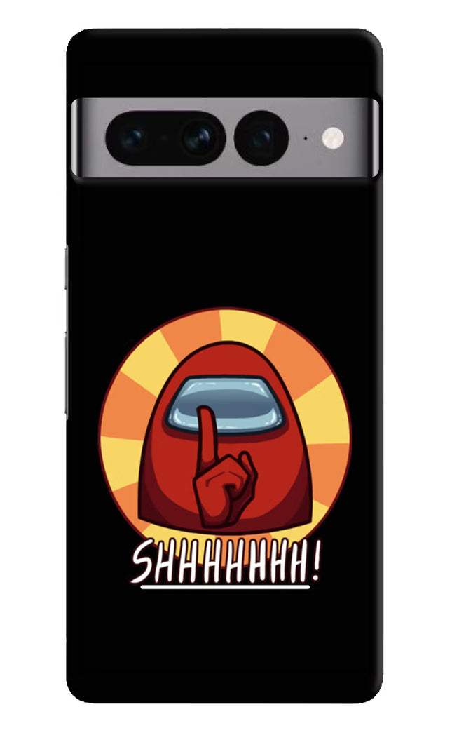 Among Us Shhh! Google Pixel 7 Pro Hard Case Back Cover by Casekaro
