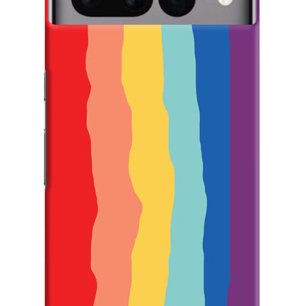 Rainbow Google Pixel 7 Pro Hard Case Back Cover by Casekaro