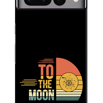 To the Moon Google Pixel 7 Pro Hard Case Back Cover by Casekaro