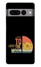 To the Moon Google Pixel 7 Pro Hard Case Back Cover by Casekaro