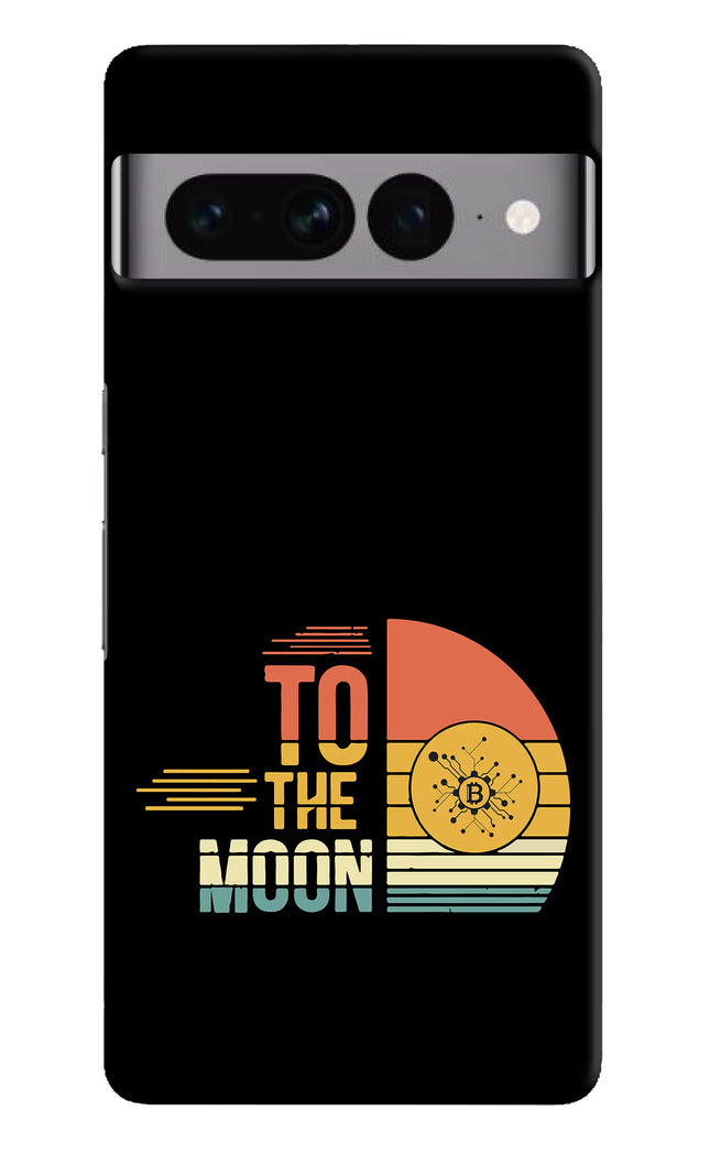 To the Moon Google Pixel 7 Pro Hard Case Back Cover by Casekaro