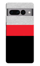 Tri Color Pattern Google Pixel 7 Pro Hard Case Back Cover by Casekaro