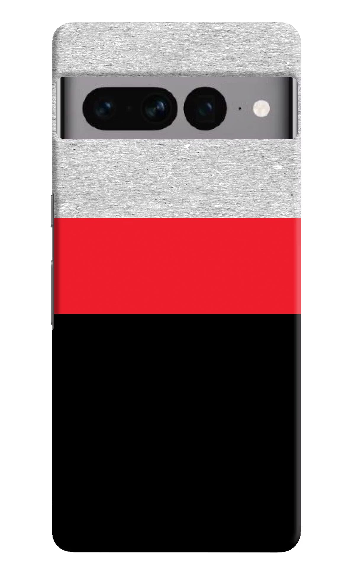 Tri Color Pattern Google Pixel 7 Pro Hard Case Back Cover by Casekaro