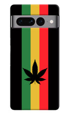 Weed Flag Google Pixel 7 Pro Hard Case Back Cover by Casekaro