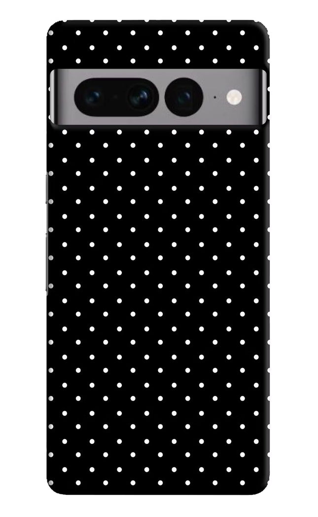 White Dots Google Pixel 7 Pro Hard Case Back Cover by Casekaro