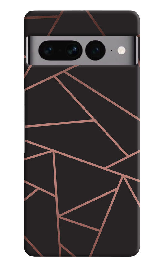 Geometric Pattern Google Pixel 7 Pro Hard Case Back Cover by Casekaro