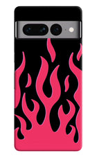 Fire Flames Google Pixel 7 Pro Hard Case Back Cover by Casekaro