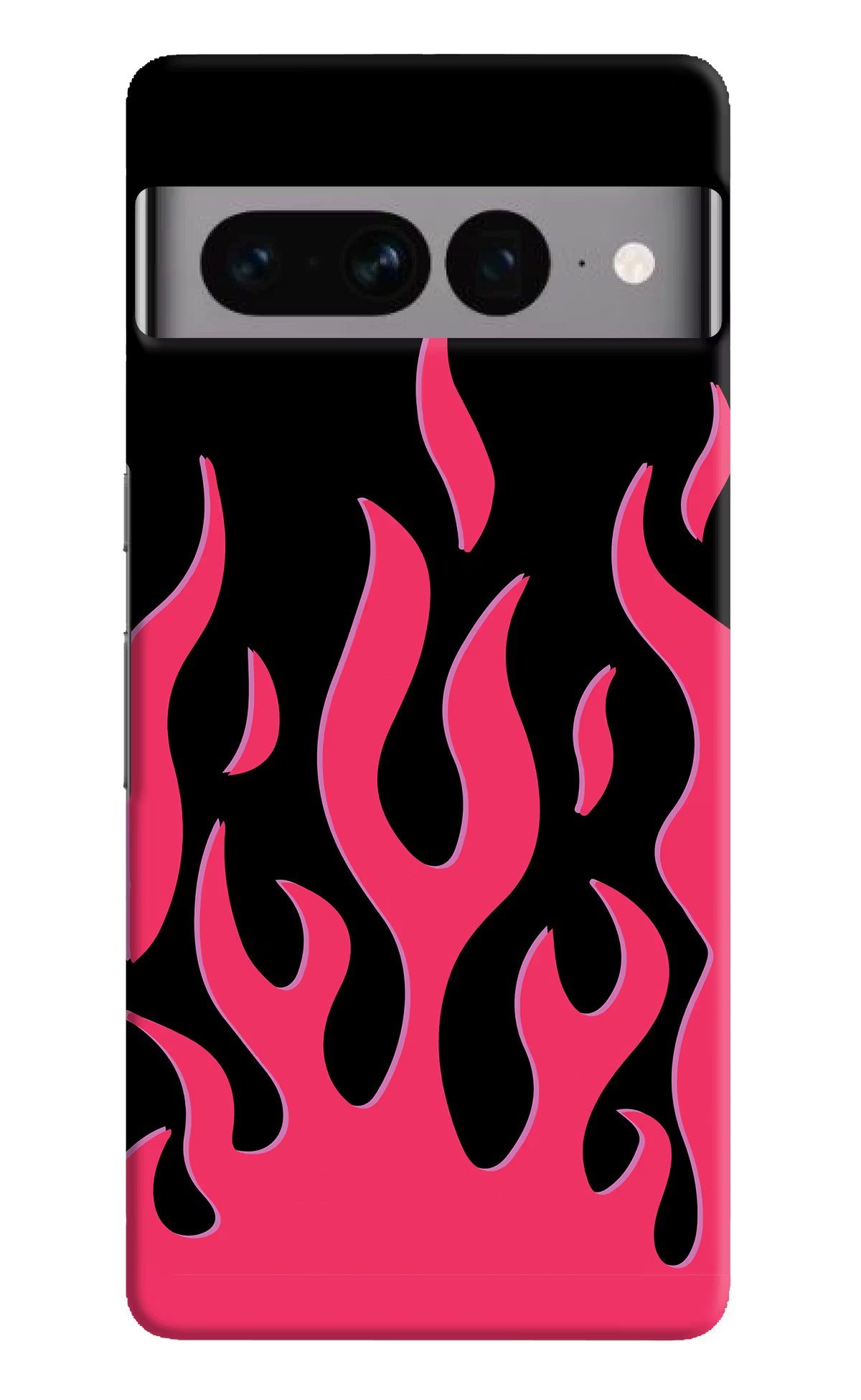 Fire Flames Google Pixel 7 Pro Hard Case Back Cover by Casekaro