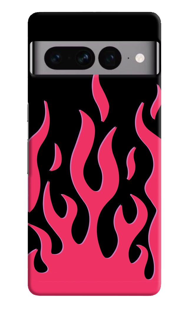 Fire Flames Google Pixel 7 Pro Hard Case Back Cover by Casekaro