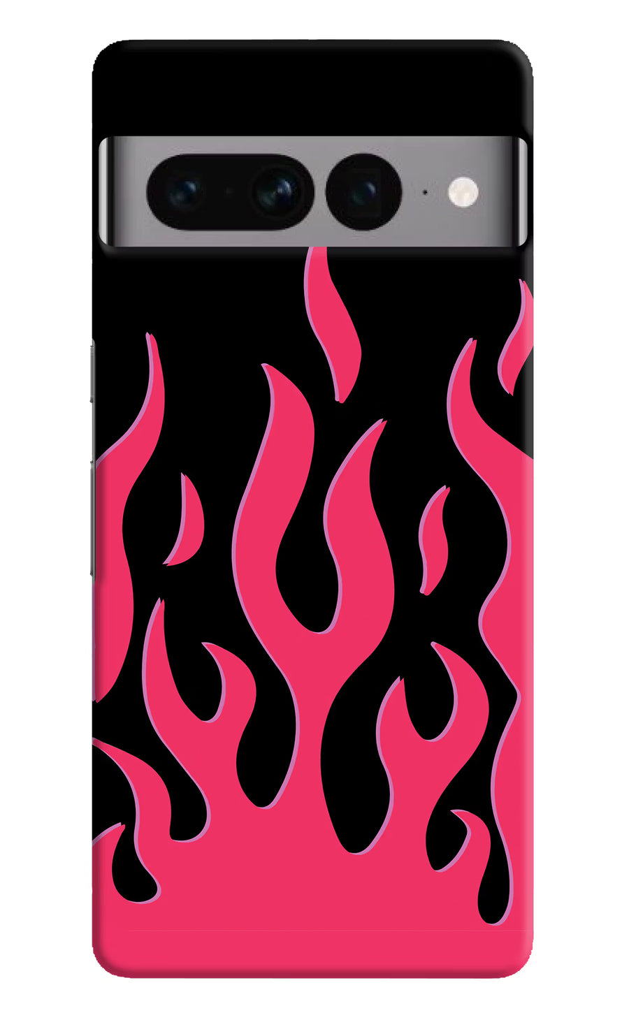 Fire Flames Google Pixel 7 Pro Back Cover, Hard case