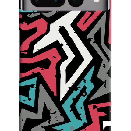 Geometric Graffiti Google Pixel 7 Pro Hard Case Back Cover by Casekaro