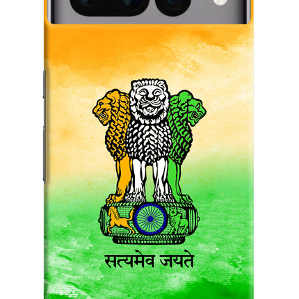 Satyamev Jayate Flag Google Pixel 7 Pro Hard Case Back Cover by Casekaro