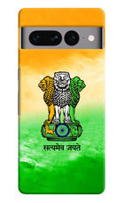 Satyamev Jayate Flag Google Pixel 7 Pro Hard Case Back Cover by Casekaro