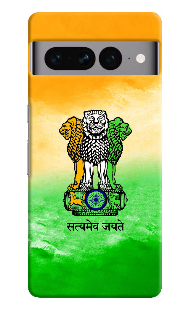Satyamev Jayate Flag Google Pixel 7 Pro Hard Case Back Cover by Casekaro