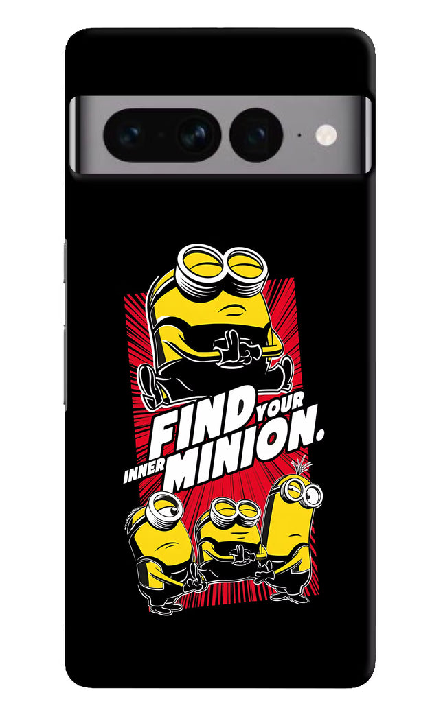 Find your inner Minion Google Pixel 7 Pro Hard Case Back Cover by Casekaro