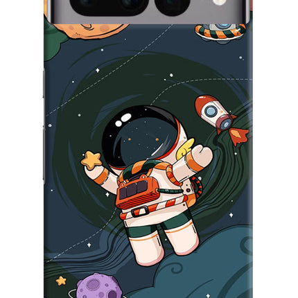 Cartoon Astronaut Google Pixel 7 Pro Hard Case Back Cover by Casekaro