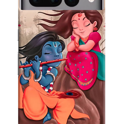 Radhe Krishna Google Pixel 7 Pro Hard Case Back Cover by Casekaro