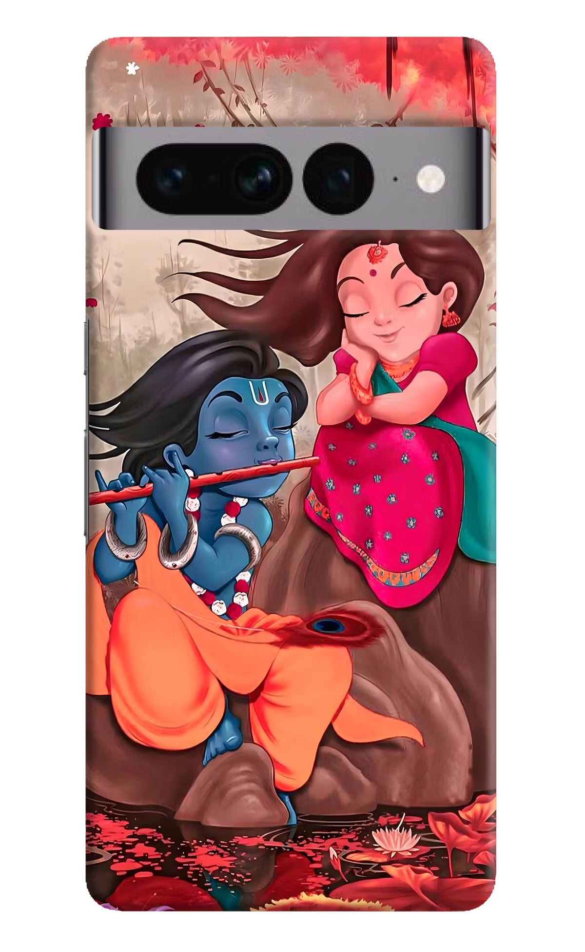Radhe Krishna Google Pixel 7 Pro Hard Case Back Cover by Casekaro
