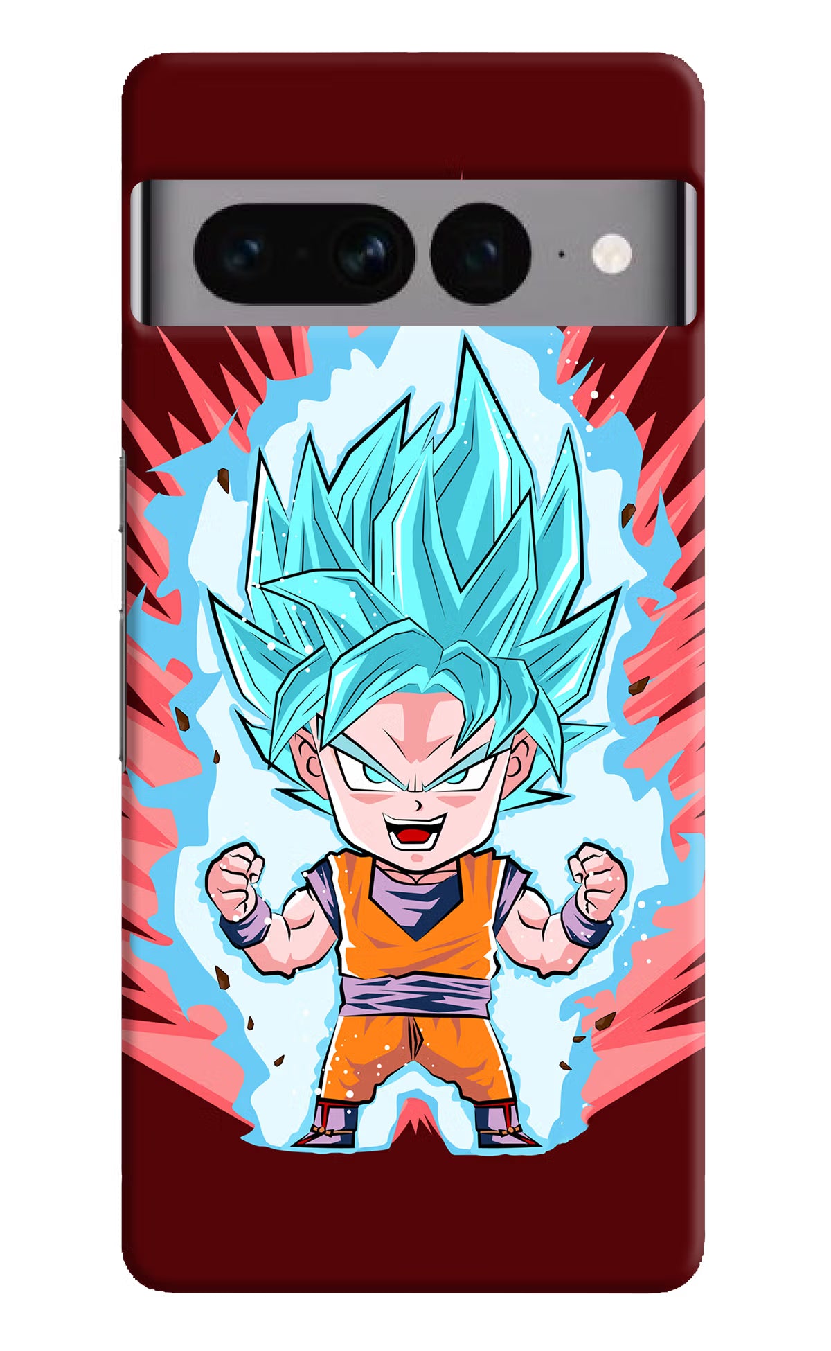Goku Little Google Pixel 7 Pro Hard Case Back Cover by Casekaro