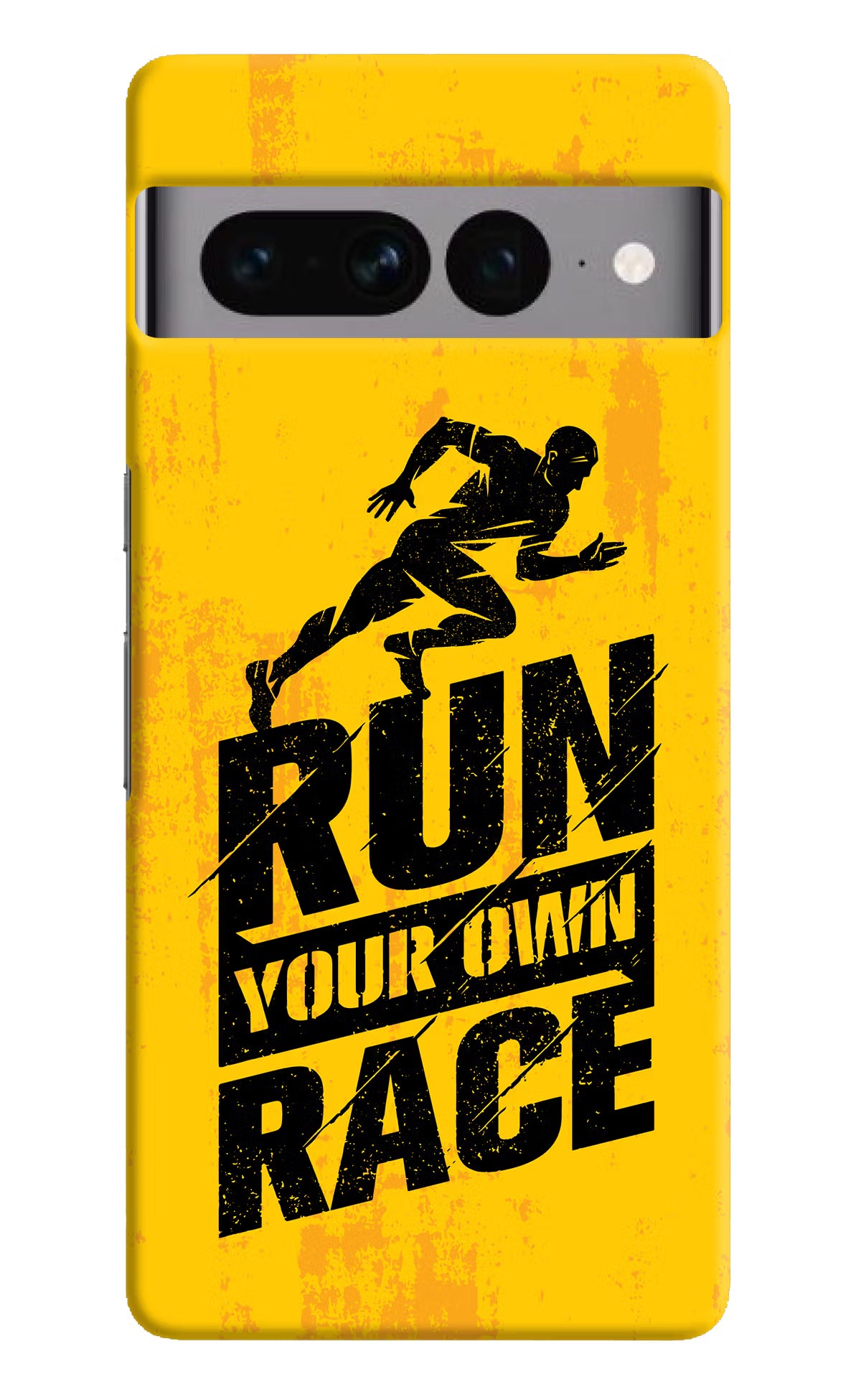 Run Your Own Race Google Pixel 7 Pro Hard Case Back Cover by Casekaro