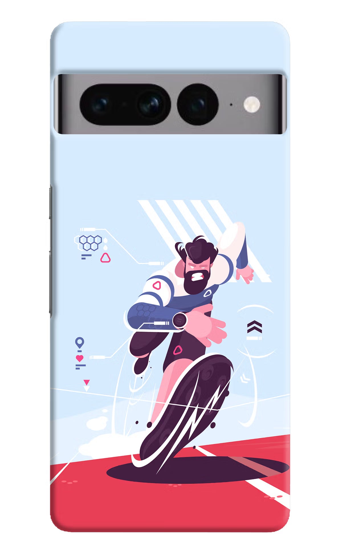 Run Pro Google Pixel 7 Pro Hard Case Back Cover by Casekaro