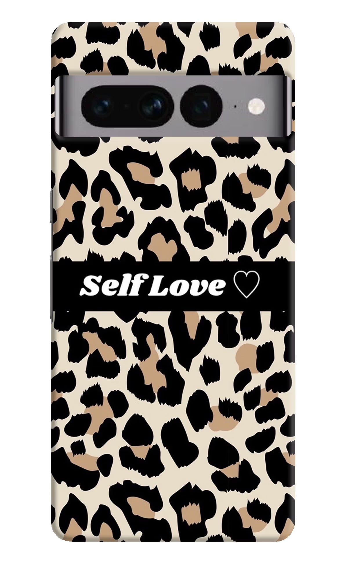 Leopard Print Self Love Google Pixel 7 Pro Hard Case Back Cover by Casekaro