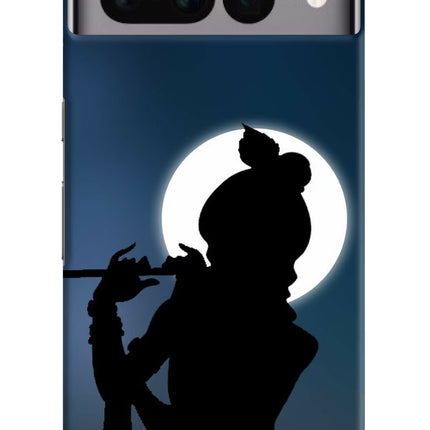 Shri Krishna Silhouette Google Pixel 7 Pro Hard Case Back Cover by Casekaro