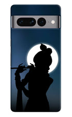 Shri Krishna Silhouette Google Pixel 7 Pro Hard Case Back Cover by Casekaro