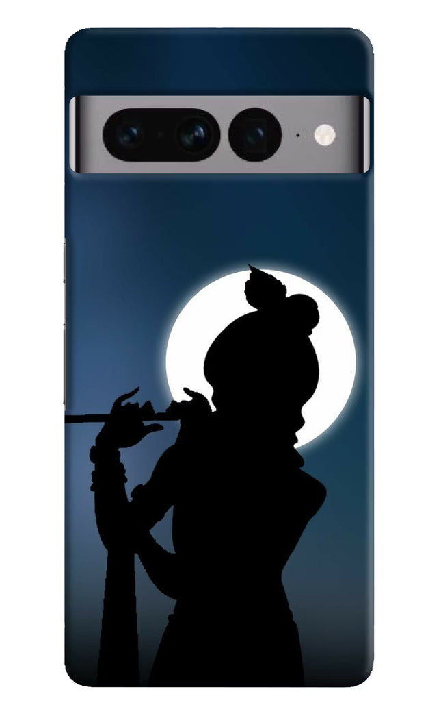 Shri Krishna Silhouette Google Pixel 7 Pro Hard Case Back Cover by Casekaro