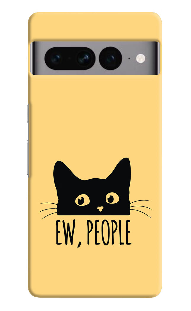 Ew People Catitude Google Pixel 7 Pro Hard Case Back Cover by Casekaro