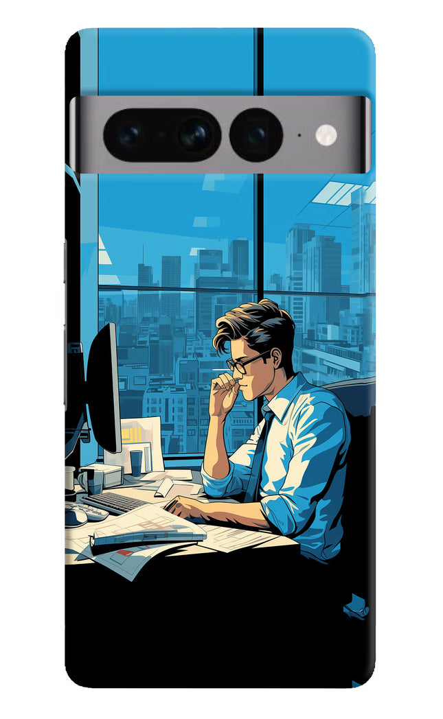Focused Hustler (AI Generated) Google Pixel 7 Pro Hard Case Back Cover by Casekaro