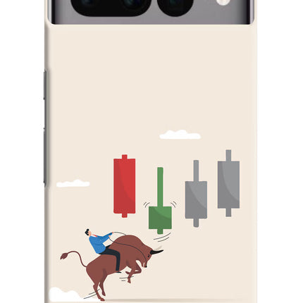 Bull Trading Momentum Google Pixel 7 Pro Hard Case Back Cover by Casekaro