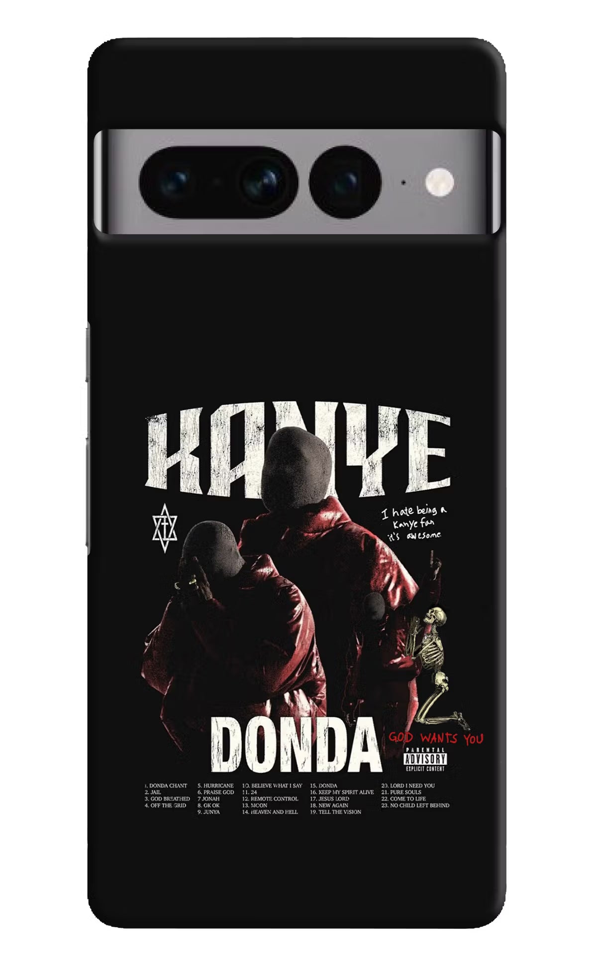 Donda Kanye West Google Pixel 7 Pro Hard Case Back Cover by Casekaro