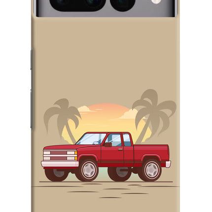 Desert Classic Drive Google Pixel 7 Pro Hard Case Back Cover by Casekaro
