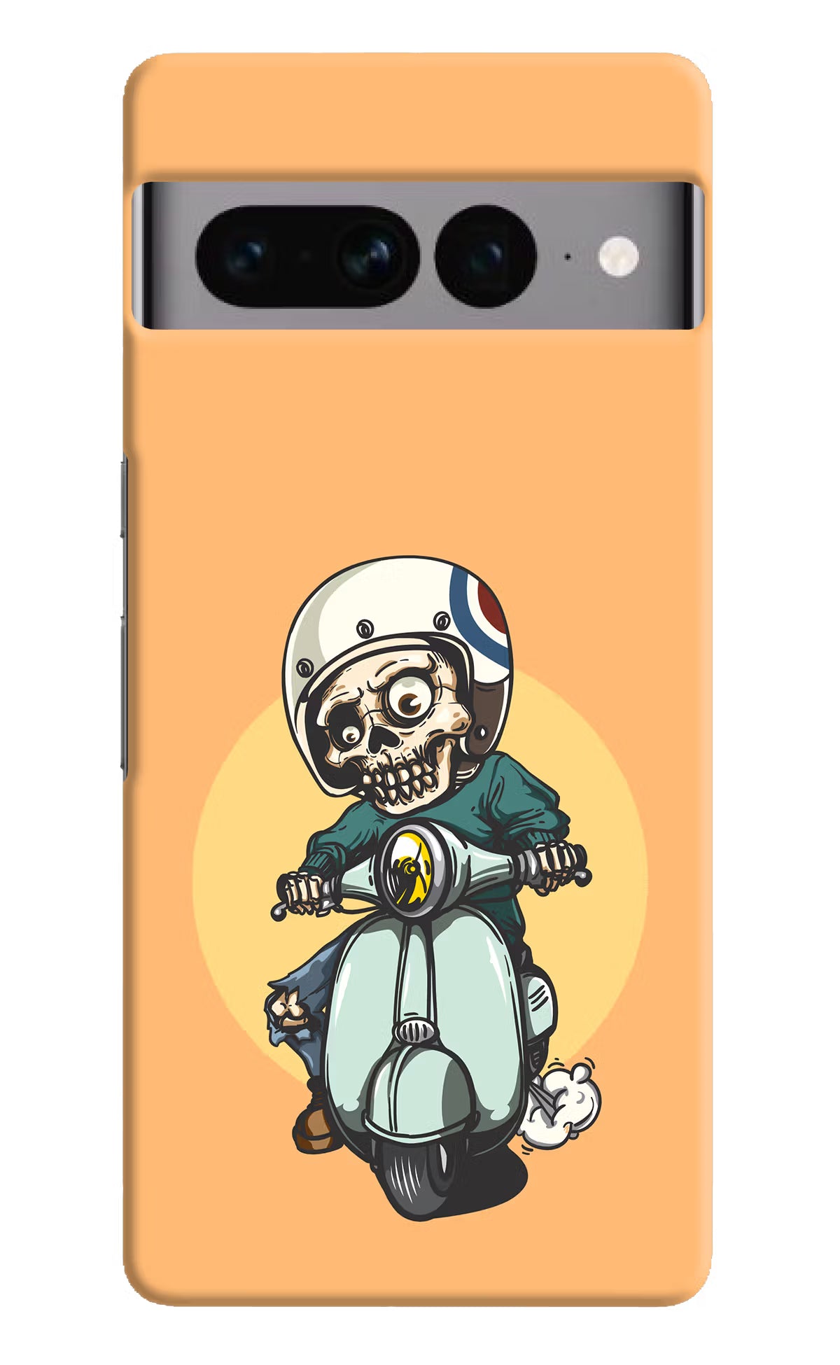 Undead Biker Google Pixel 7 Pro Hard Case Back Cover by Casekaro