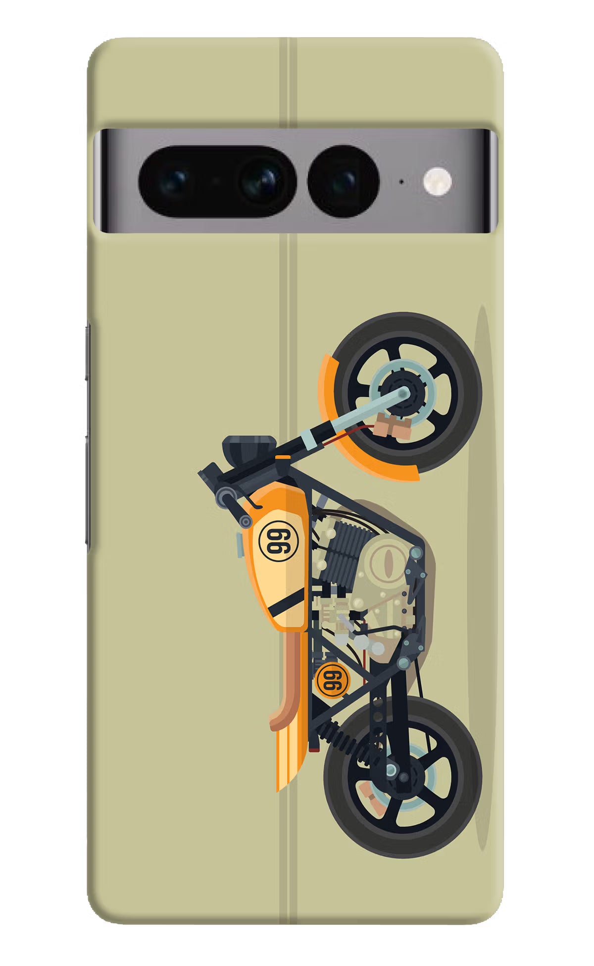 Vertical Speedster Google Pixel 7 Pro Hard Case Back Cover by Casekaro