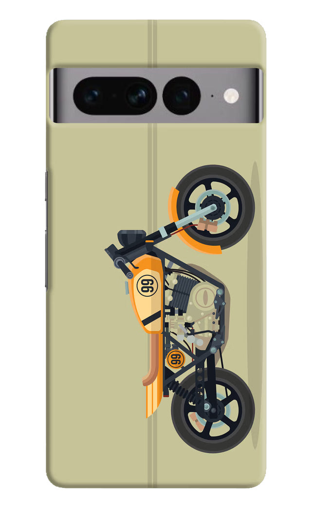 Vertical Speedster Google Pixel 7 Pro Hard Case Back Cover by Casekaro