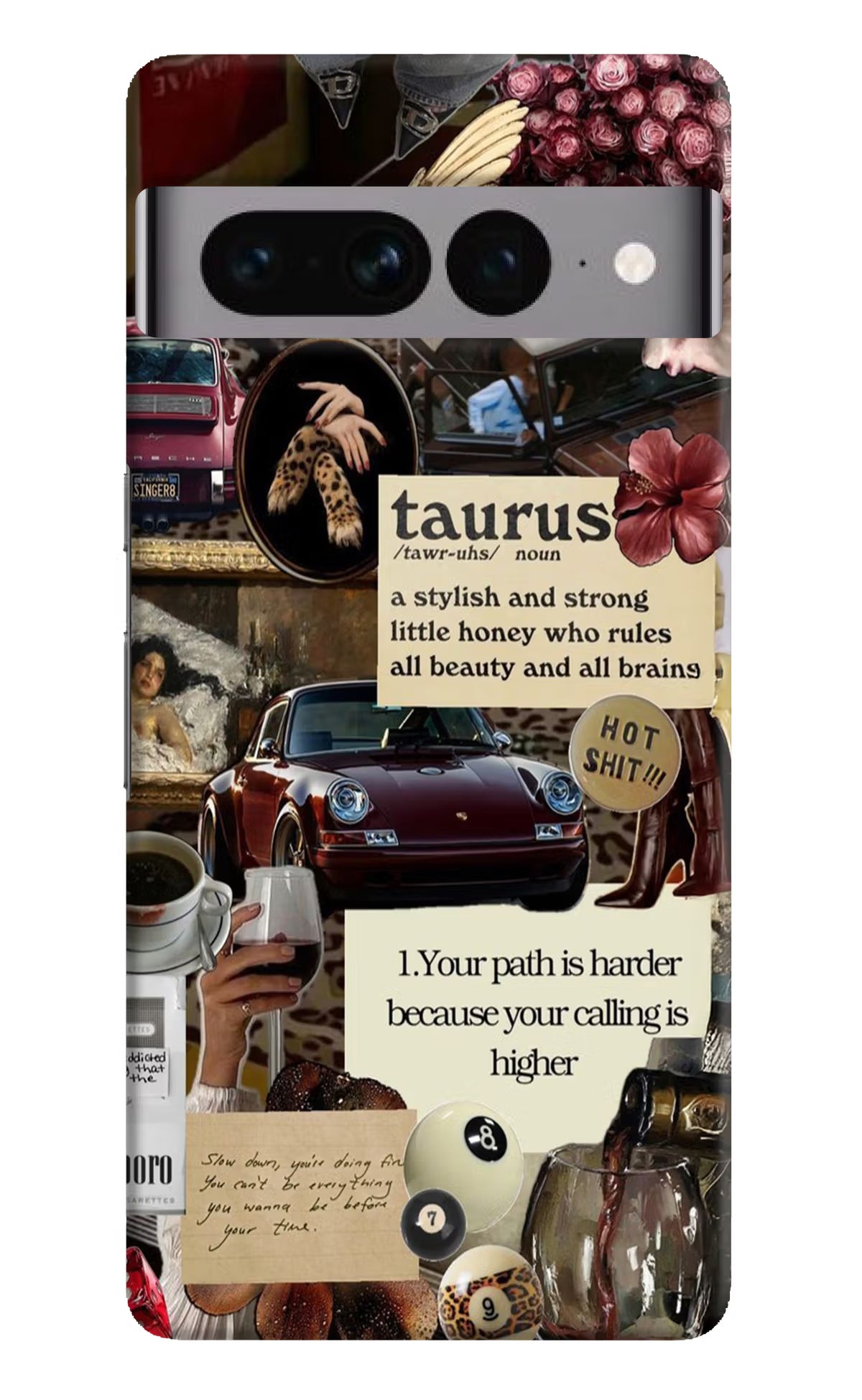 Taurus Zodiac Google Pixel 7 Pro Hard Case Back Cover by Casekaro