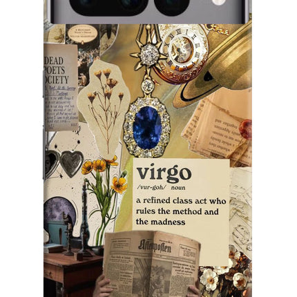 Virgo Zodiac Google Pixel 7 Pro Hard Case Back Cover by Casekaro
