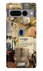 Virgo Zodiac Google Pixel 7 Pro Hard Case Back Cover by Casekaro