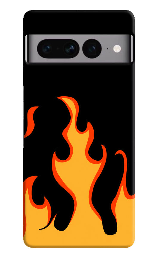 Fired Up – Black Google Pixel 7 Pro Hard Case Back Cover by Casekaro