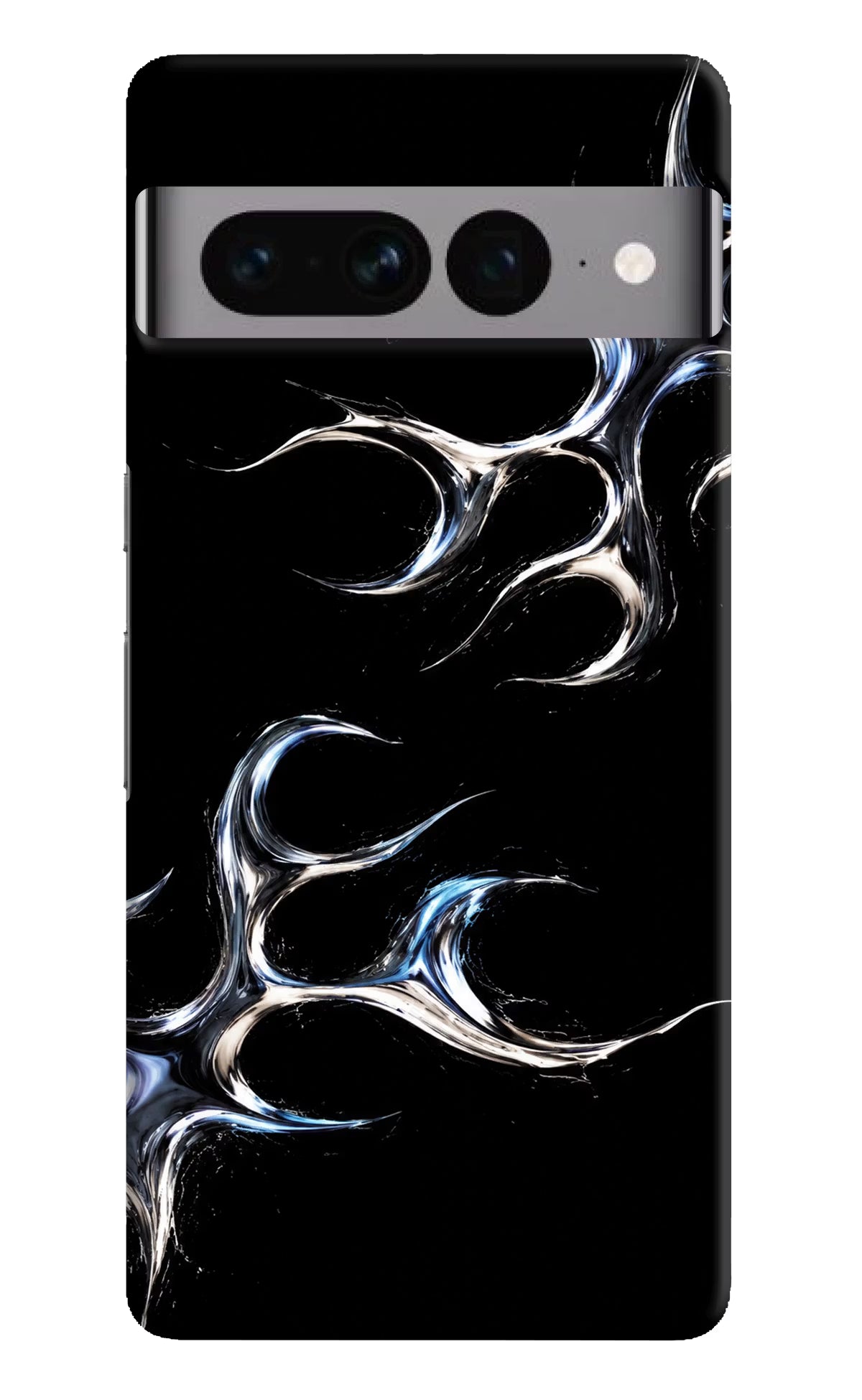 Chrome Tribal Google Pixel 7 Pro Hard Case Back Cover by Casekaro