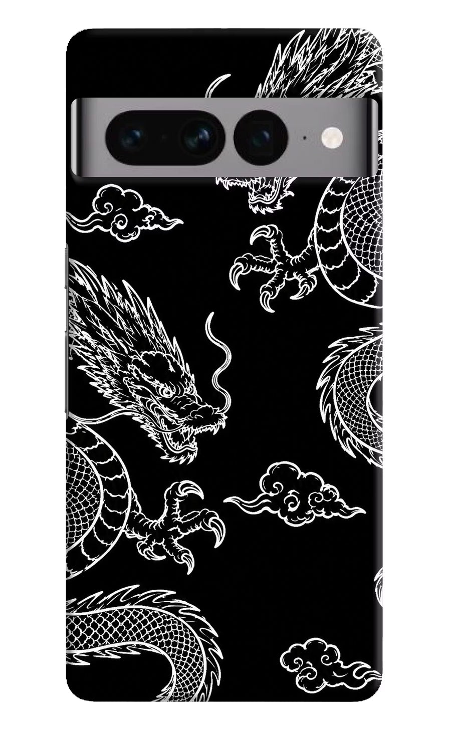 Twin Dragons Google Pixel 7 Pro Back Cover, Hard case